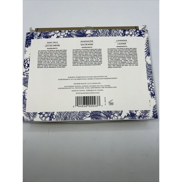 Crabtree & Evelyn Goatmilk, Rosewater & Lavender Hand Therapy Gift Set - Picture 3 of 6